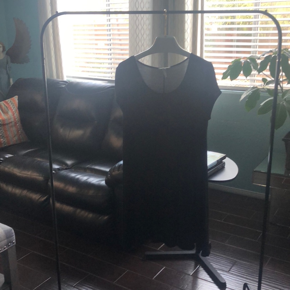 Black swing dress